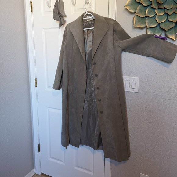 Wilsons Leather Jackets & Blazers - NEVER WORN! 70s Union Label | Duster Coat | ULTRASUEDE | L | GRAY | Wilson's